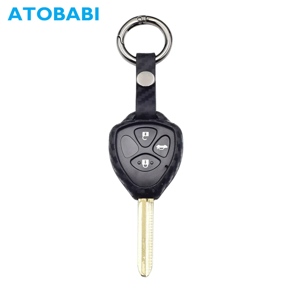 2 Boutons En Cuir Porte-cl/és Fob Cas Smart Car Key Housses en cuir avec porte-cl/és