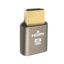 100 шт. Безголовый призрак Дисплей эмулятор для ПК/Mac Mini HDMI DDC EDID заглушка Безголовый