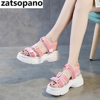 

Top Quality2019 Summer Mesh Platform Sandals Women Beach Sandal Casual Chunky Ladies Shoes Outdoor Sandals Slippers Wedges Shoes