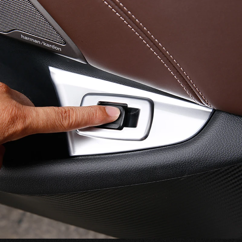 Chrome задний багажник открытого переключателя Рамки чехол накладка для BMW 5 серии g30 g31