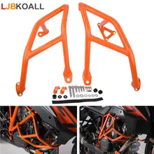 LJBKOALL оранжевый защита двигателя протектор Краш бары рамки для KTM 1290 Super Duke R GT
