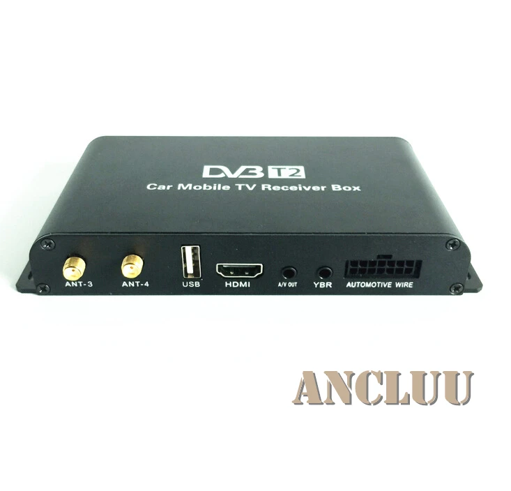 4 антенны H.265 автомобильный DVB T2 Мобильный цифровой ТВ-бокс Внешний USB DVB-T2 автомобильный ТВ-приемник для Германии Европы Юго-Восточной Азии