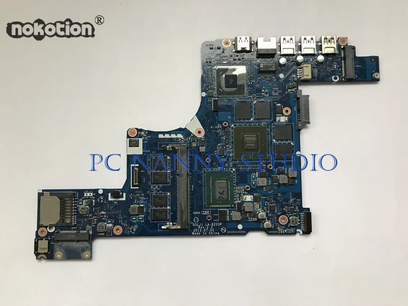 Материнская плата PCNANNY для Acer Aspire M5-581T материнская Q5LJ1 i5-3337U Вт/видеокарта ноутбука