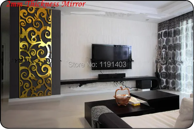 2mm Larger Parion Sticker Ceiling Tv Wall Decor Removable 2mm Larger Parion Sticker Ceiling Tv Wall Decor Removable Home Mirror