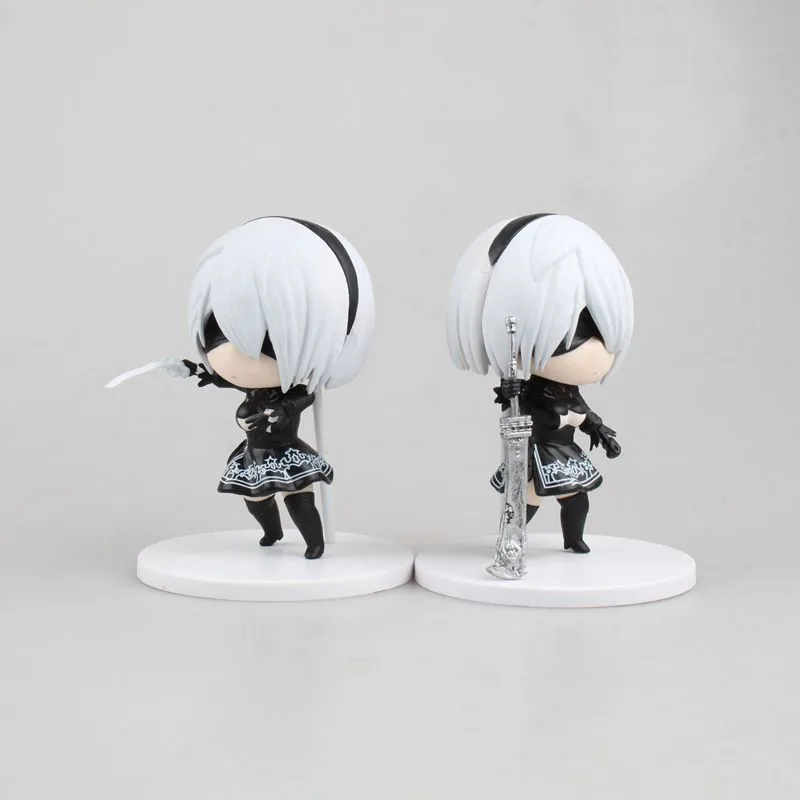 NieR: автоматы 2B YoRHa № 2 Тип B Yorha статическое Искусство ПВХ фигурка Q версия