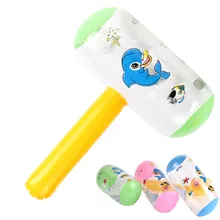 Детские игрушки мультфильм надувной молоток воздушный молоток игрушка с колокольчиком выдувные игрушки для подарки для детей