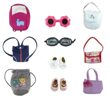 10 UNIDS Moda Nuevo Estilo Lindo Accesorio para 18 Pulgadas American Girl Regalos para Los Niños
