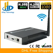 HEVC H 265 HDMI+ микрофон К LAN кодер IPTV H.265 H.264 Аппаратные средства HD видео ip-кодер передатчик Wi-Fi HTTP rtsp RTMP UDP ONVIF