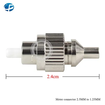

Free shipping 10PCS/lot Optic Visual Fault adaptor 2.5MM to 1.25MM male and female VFL Transfer Adapter Connector