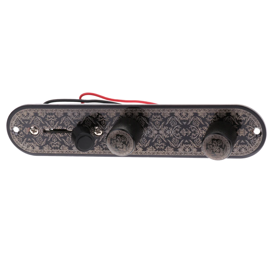 Guitar Prewired Loaded Control Plate 3 Way Toggle Switch For Telecaster Electric Guitar Parts Components