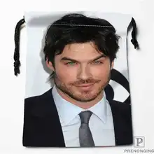 Пользовательские печати Йен Сомерхолдер сумки для покупок на шнурках дорожный мешочек для хранения Плавание Пеший Туризм игрушка сумка унисекс Multi Size18-12-31-89