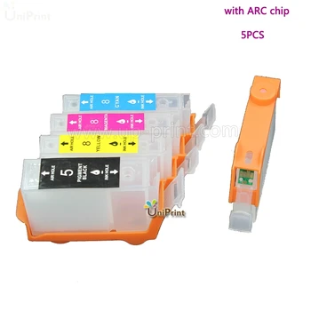 

10sets PGI5 BK CLI8 BK/C/M/Y refillable Ink cartridges for ip4200 ip4300 ip5200 MP500 mp600 mp610 mp530 mp800 mp810 mp830