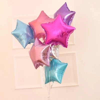 

Wholesale 10inch Star Shape Birthday Party Decorations kids Foil Balloons Wedding Decoration birthday party supplies