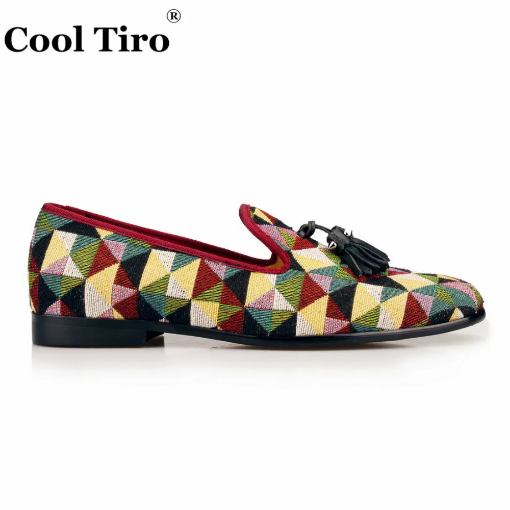Men Loafers Tassel Slippers Flat  (9)