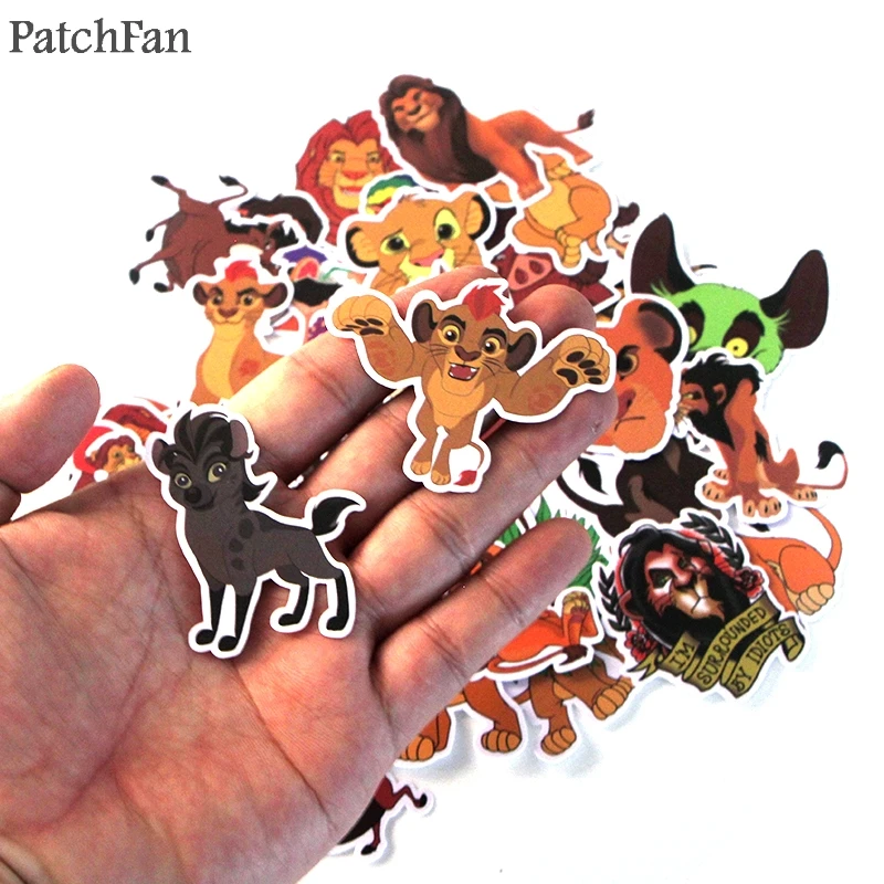 Patchfan 40 шт. лев Король животные мультфильм игрушка Дети Игрушка наклейка, сделай сам, Скрапбукинг альбом ноутбук телефон тетрадь наклейка стикеры A1846