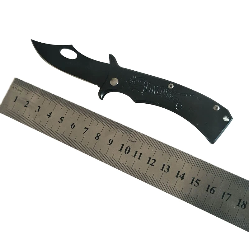 

DUAN FA Folding knife hunting knife outdoor camping multi-function tool portable fruit knife stainless steel hollow handle
