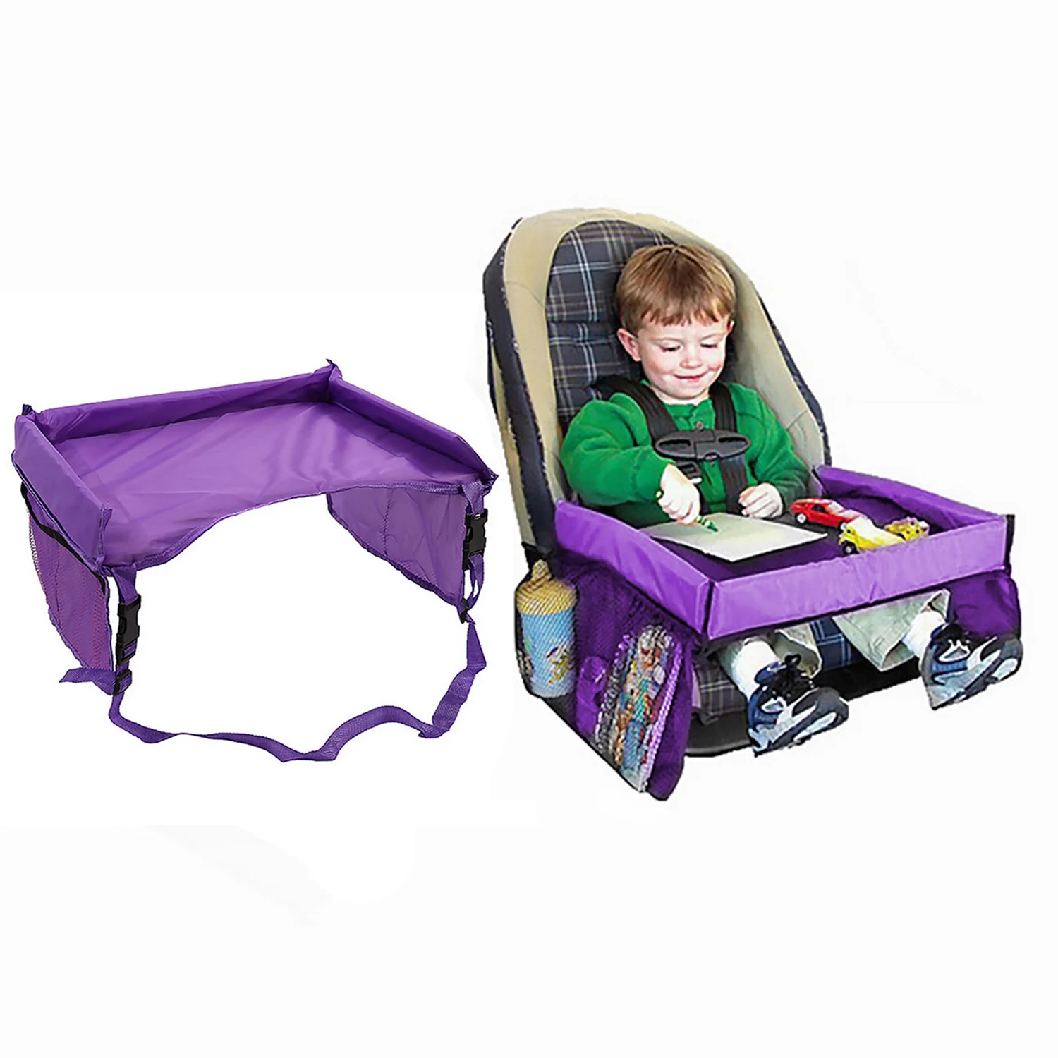 Портативный малыш Путешествия Рабочий стол игровой лоток автомобильное сиденье коляска аксессуары для детей рисование игры