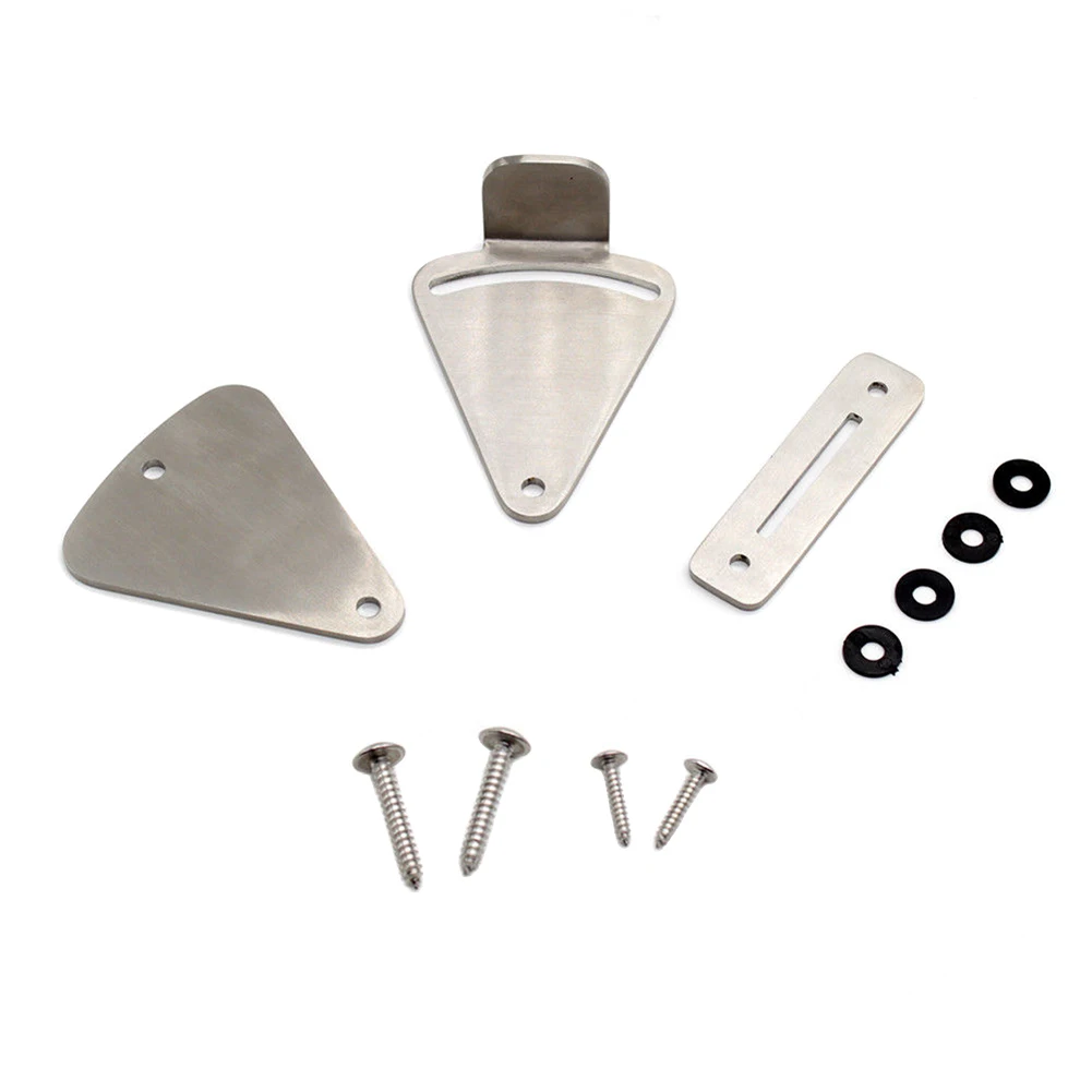 

One Set Stainless Steel Lock for Sliding Barn Door Wood Latch Gate Doors Easy DIY LO88