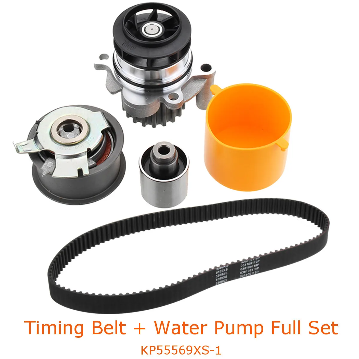 Timing Belt Kit Water Pump Set KP55569XS 1 for Audi A3 A4 ...