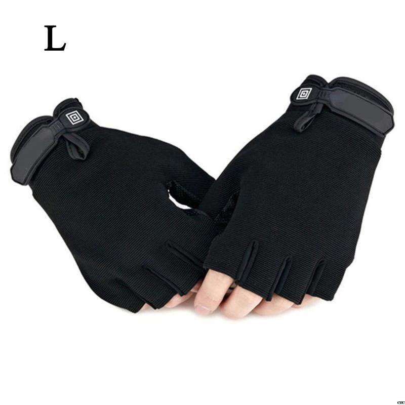 Новые уличные тактические перчатки для езды на велосипеде с полупальцами Военные перчатки для Nerf тренировочные игры Спортивные - Цвет: L