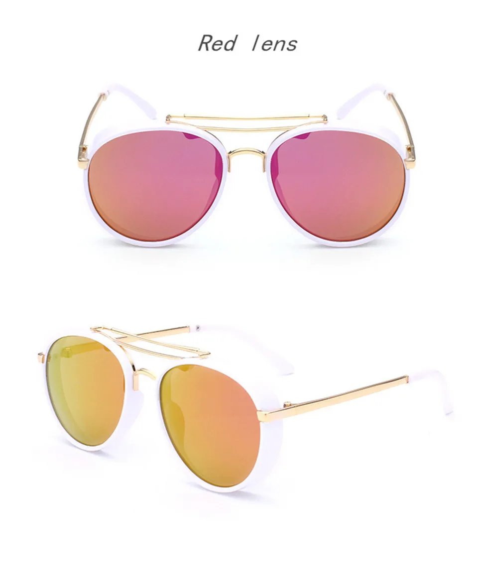 Round Kids Sunglasses Children Sun Glasses Anti uv Baby Vintage Eyeglasses Girl Cool 2018 (6)
