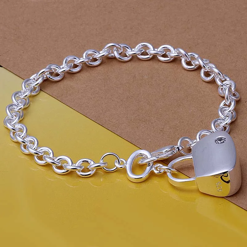 Free Shipping 925 Sterling Silver Jewelry Bracelet Fine Fashion Plated Bangle Top Quality SB306 | Украшения и аксессуары