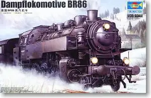Trumpeter 1/35 Масштаб Модель 00217 Германия баварский паровоз BR86|steam locomotive|trumpeter 1/351/35 scale |