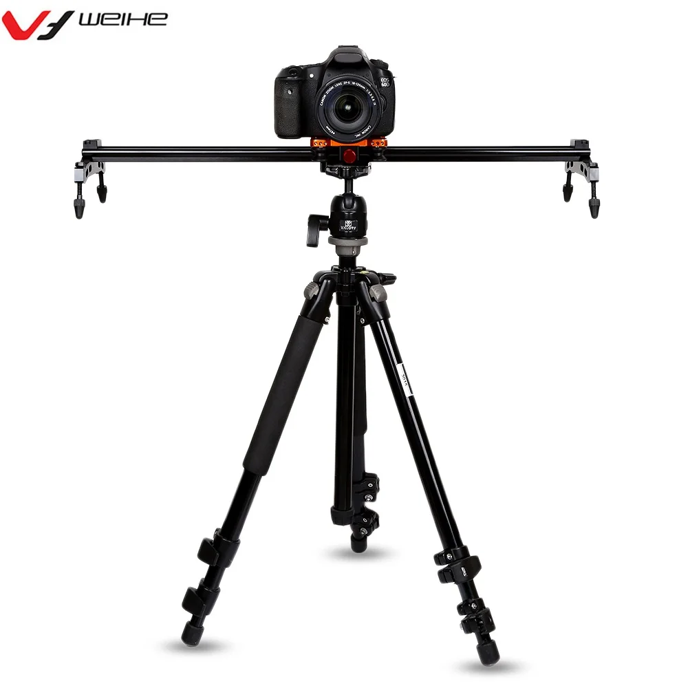 

WEIHE WH527 60cm Video Camera Slider Rail Dolly Track For Sony Nikon Canon DSLR Camera Camcorder Durable Camera Slider Rail