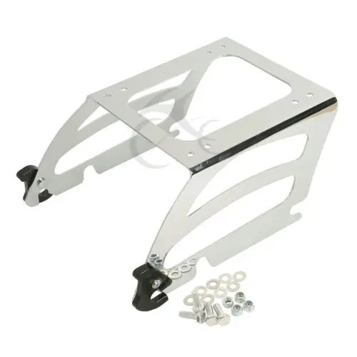Motorcycle Detachable Solo Tour Pack Rack For Harley Softail Standard Deluxe Fat Boy Classic Night 2000 -