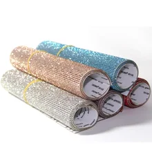 Bling Bling Automotive Interni Adesivi Cristalli di Vetro FAI DA TE Autoadesivo Della Decorazione per Auto Del Telefono Mobile Del Computer Portatile Bottoni Casa Per Lo Styling