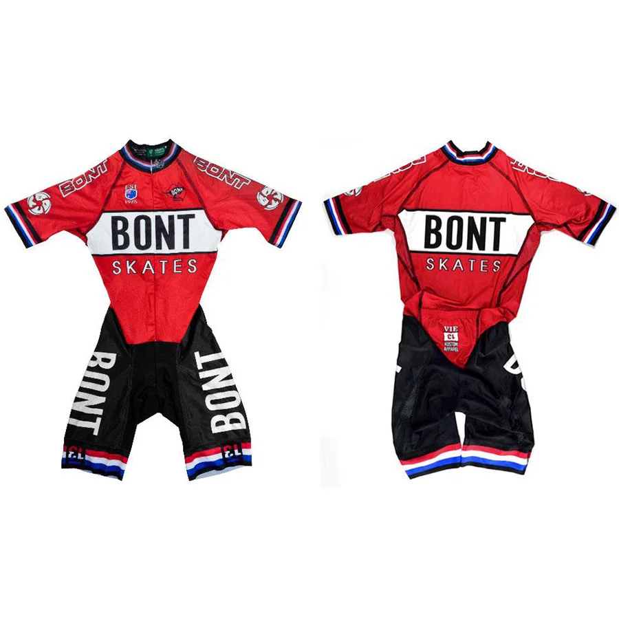 Original Bont Skates Body Suits RETRO NEO SUIT Professional Speed Skating Skates Clothes T-shirt Coverall For Patines