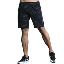 LANBAOSI Для мужчин спортивные шорты брюки для девочек быстросохнущая дышащая бег Бодибилдинг тренировки карман для тренировок, фитнеса шорты Y5