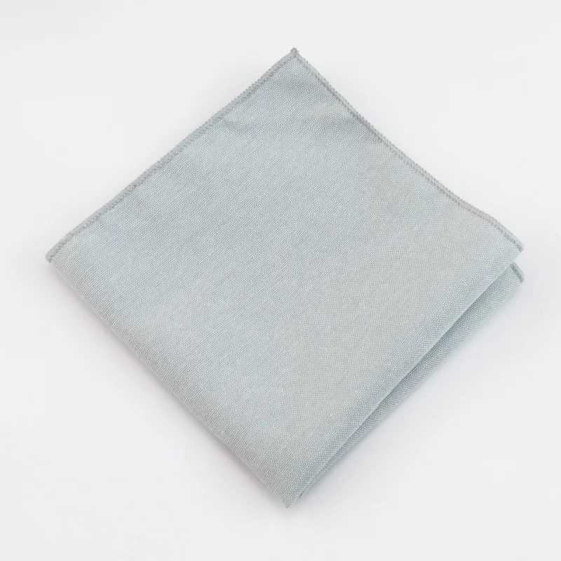 

New Monochrome Oxford Small Square Towel Pocket Towel Men's Suit Accessories Solid Color Pocket Towel