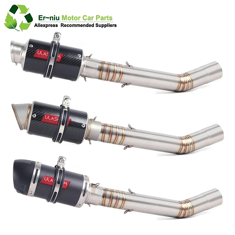 

Modified Middle Link Pipe Slip-On For kawasaki Z1000 Z1000J/R Ninja1000 Z 1000 Z1 Single Side Motorcycle Exhaust Muffler Escape