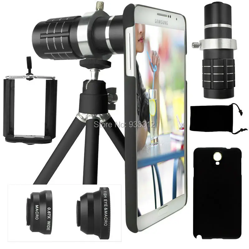 For samsung galaxy note3 12x camera phone lens kit