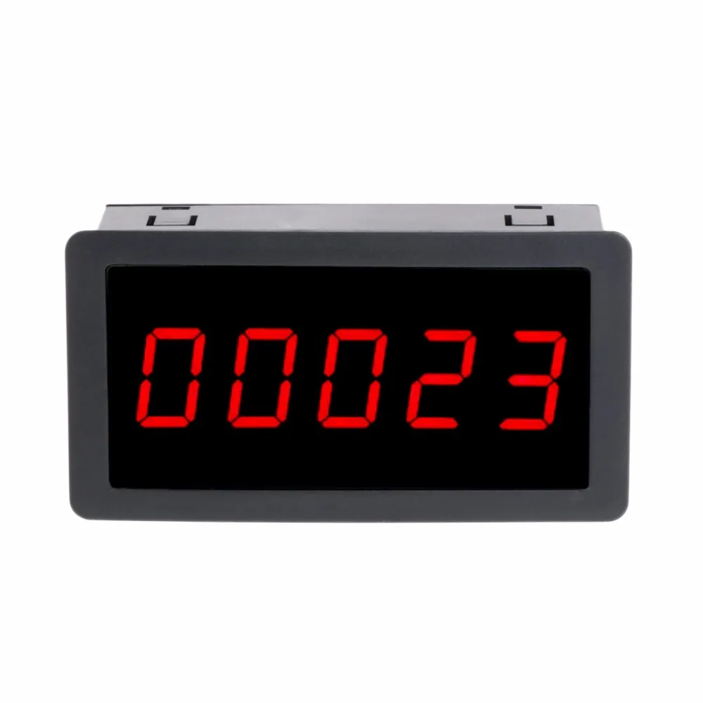 

DC 12-24V Red 5 Digit 0.56" LED Panel Counter Meter Up Plus Totalizer 0-99999 Tester Tools