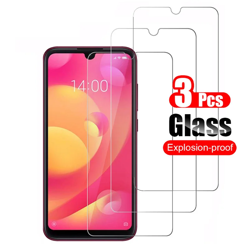 

3Pcs Tempered Glass For Xiaomi Mi Play Screen Protector Toughened Protective Film For Xiaomi Mi Play Ultra Clear 9H