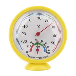 Мини Желтый практичный Крытый Открытый механический термометр гигрометр Termometro Измеритель температуры и влажности индикатор погоды Новый