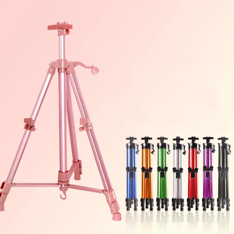 Portable Easel for Painting Sketch Art Drawing Easel Aluminum Alloy Caballete Pintura Adjustable Easel Art Supplies for Artist Portable Easel for Painting Sketch Art Drawing Easel Aluminum Alloy Caballete Pintura Adjustable Easel Art Supplies for Artist