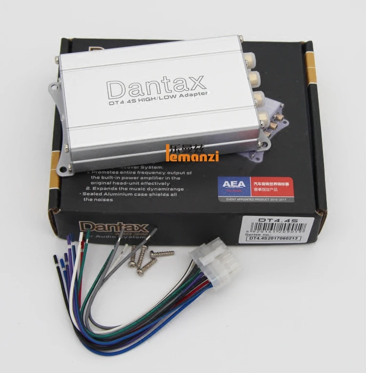 

Dantax dt4.4 4way 4 in 4 out hifi active high-to-low car 4way audio output car adapter