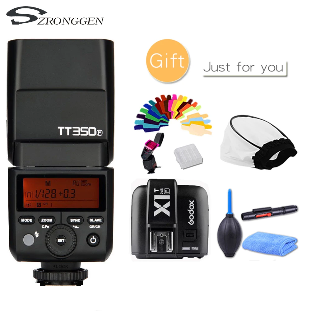 Godox Мини Speedlite tt350s tt350n tt350c tt350o Камера flash TTL HSS для Fujifilm беззеркальных DSLR Камера a7s a6000 A6500 серии