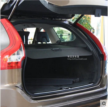 

Car Rear Trunk Security Shield Shade Cargo Cover For VOLVO XC60 2009 2010 2011 2012 2013 2014 2015 2016 2017 (Black, beige)
