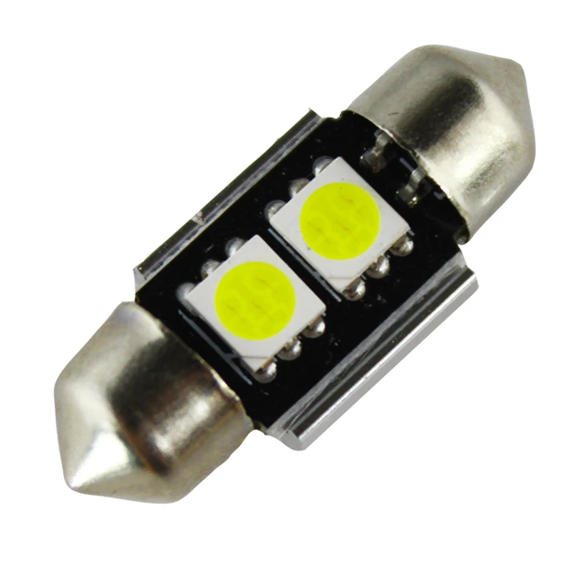 TraceBest 4 шт. 31 мм 2SMD 5050 светодиодный Canbus салона светильник Авто купол с фестонами