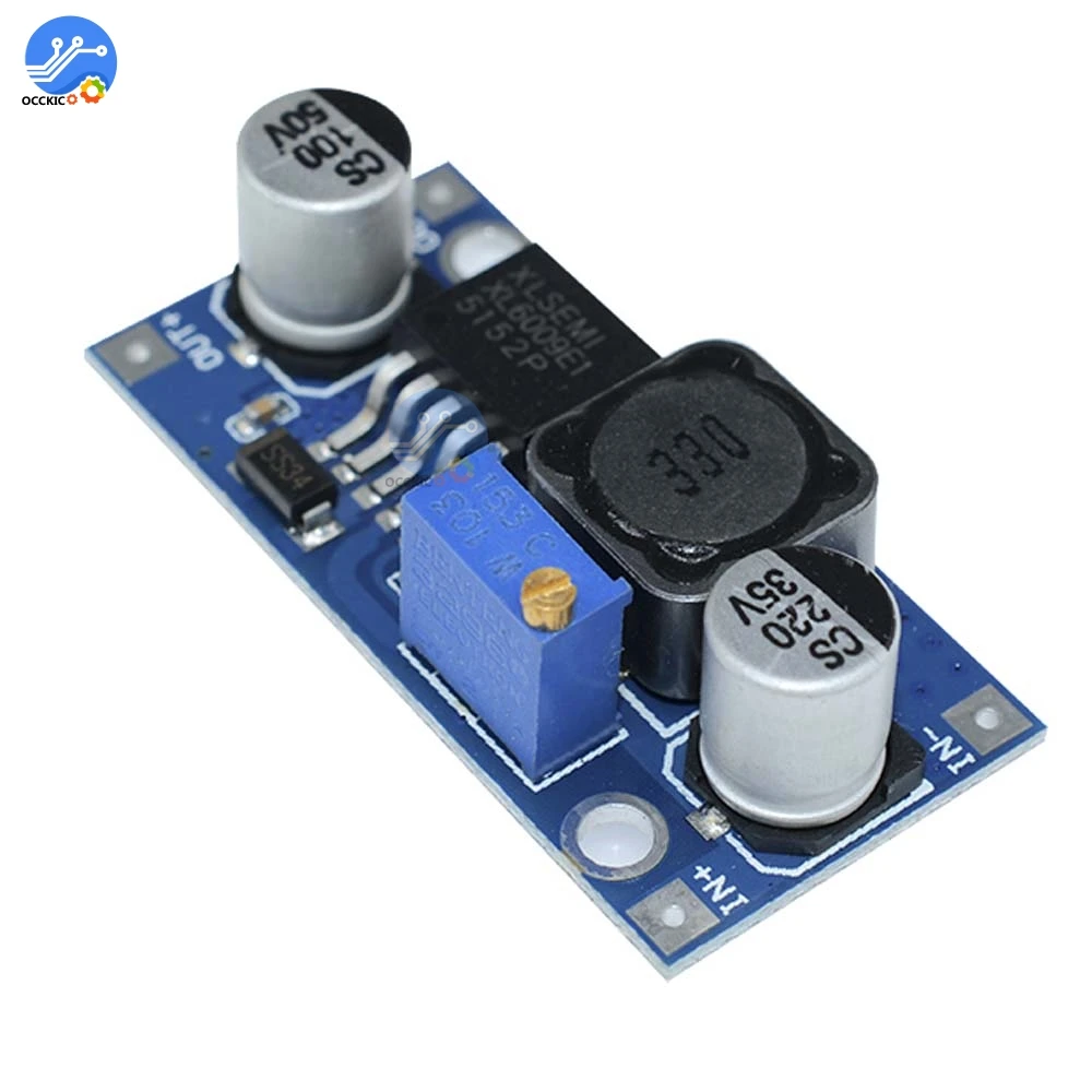 1 шт. регулируемый Повышающий Модуль преобразователя мощности XL6009|module|module xl6009module