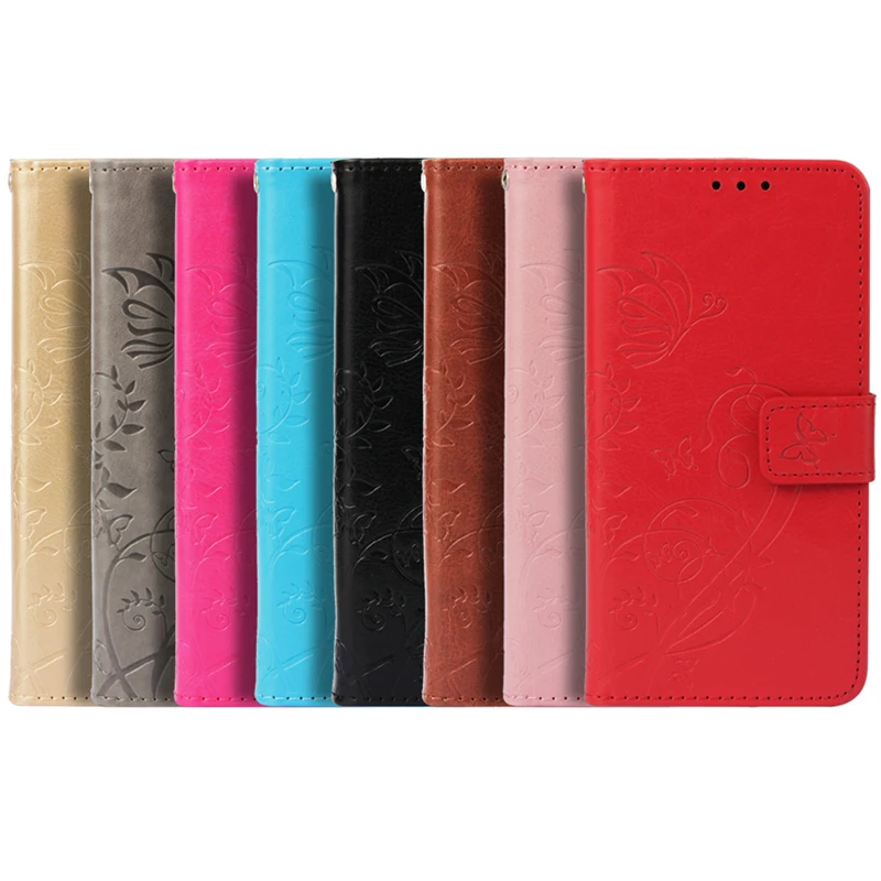 

Luxury Leather Emboss Flip Wallet Soft Cellular Phone Silicone Case Cover Shell Coque Fundas for Samsung Galaxy A6 A6Plus 2018