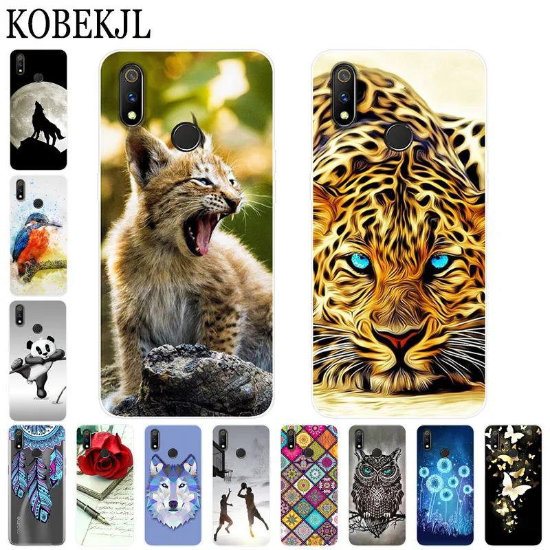 

Soft Case Realme 3 Case Realme 3 Case Cover Luxury Cartoon TPU Silicone Back Cover Phone Case For OPPO Realme 3 Pro Realme3 3Pro