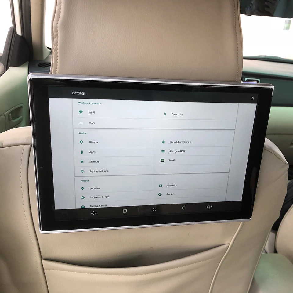 Discount New Items 2018 Electronics Car Television Android Headrest With Monitor For Audi Q7 Auto Accessories TV Screen 11.8 Inch 2PCS 1