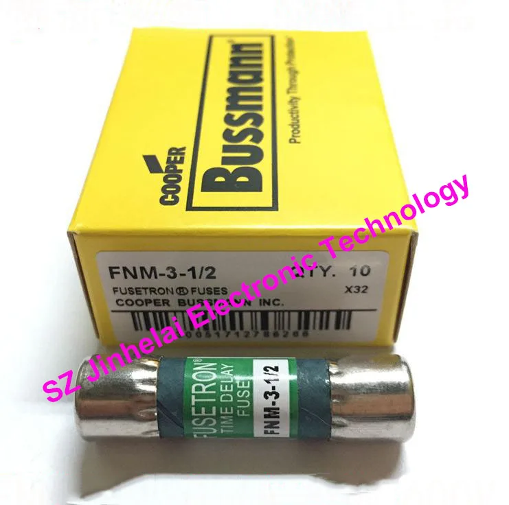 

New and original FNM-3-1/2 Time-Delay Fuses 3.5A 250V 10*38mm