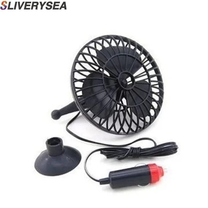 

New Mini Truck Car Adsorption Vehicle 12V Powered Air Cooling Fan #B1164