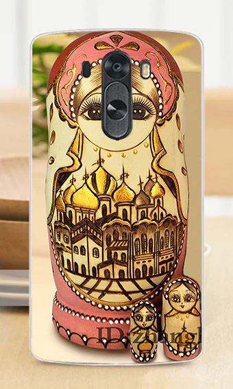 Чехол Для LG G3MINI Красочная Печать Рисунок Прозрачный Пластиковый Мобильного